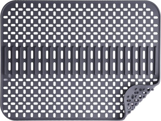 Grote spoelbakmat, 30,5 x 30,5 cm, siliconen spoelbakinzet, inklapbaar