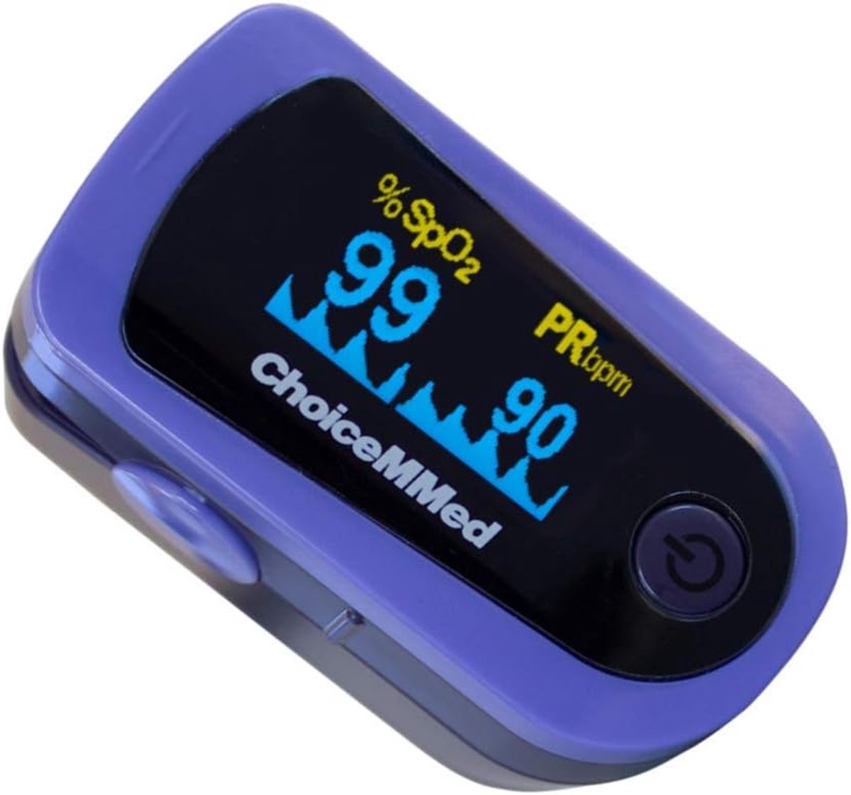 Vingerpulsoximeter voor SpO2-meting met OLED-display - Laag stroomverbruik, Eenvoudig in gebruik en Compact