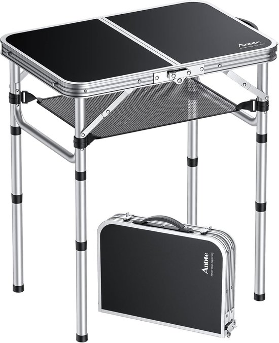 MSDADA Opvouwbare grilltafel, in hoogte verstelbaar, bureau en nettas