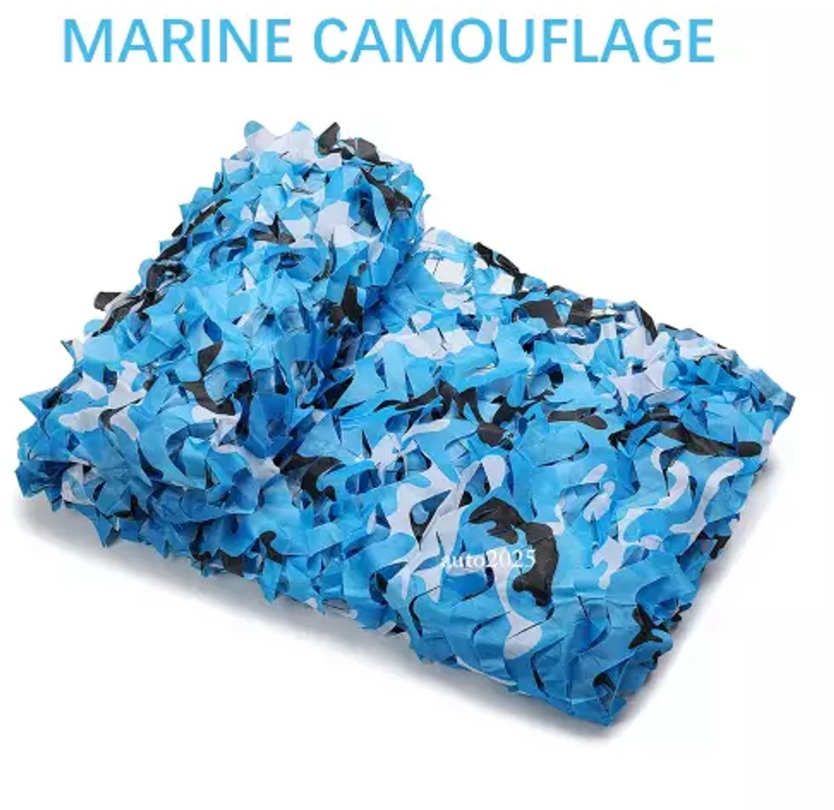 Marineblauw Camouflagenet 5x3 Meter - Ideaal voor Outdoor
