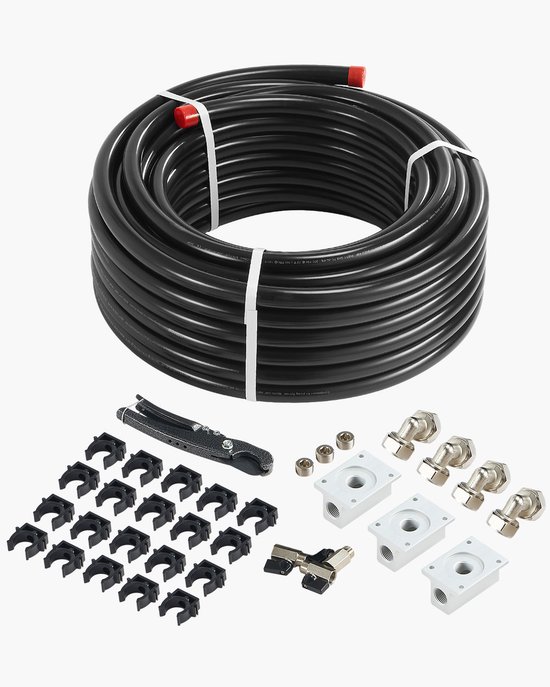 VEVOR Luchtcompressorlijnset, 200 ft x 3/4 inch, HDPE
