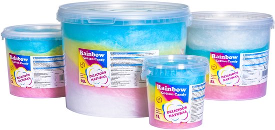 Bartpol Serie - Regenboog Sprookjeskatoen - 3L - Handgemaakt - Kleurig — afbeelding 3