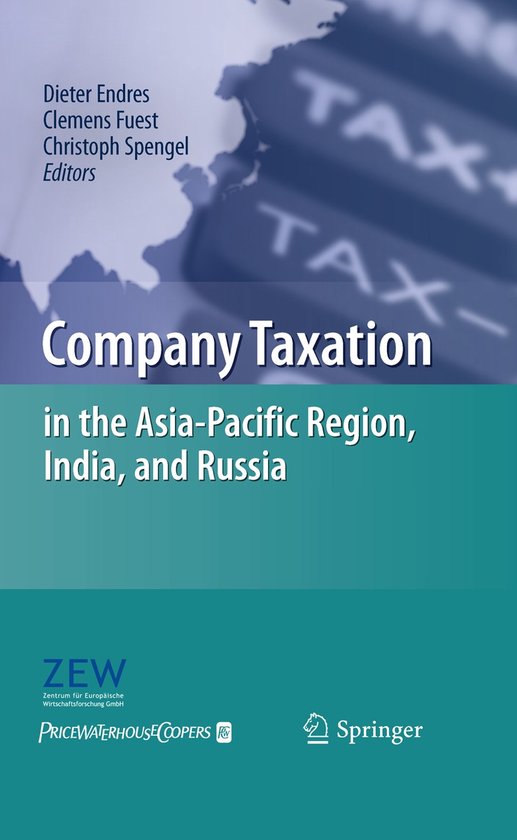 Company Taxation in the Asia-Pacific Region, India, and Russ ... - cover