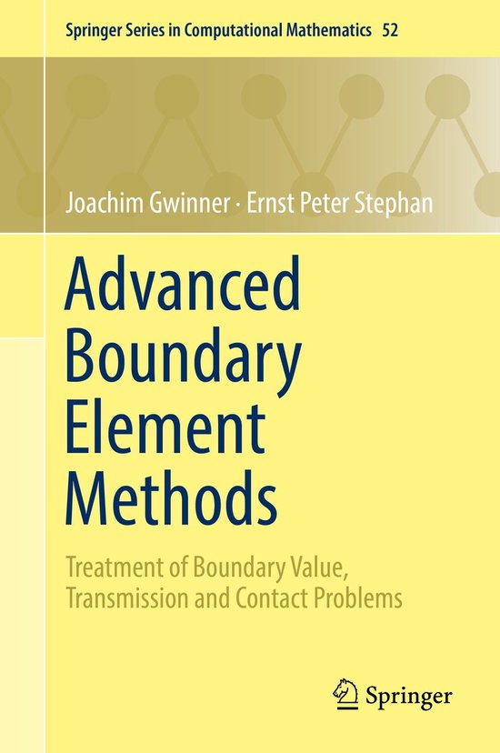 Springer Series in Computational Mathematics52- Advanced Bou ... - cover