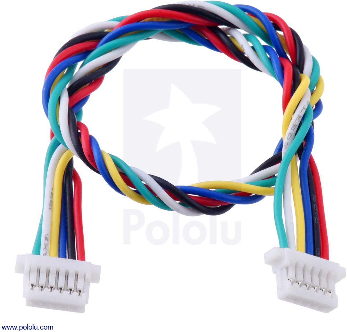 6-Pin Female-Female JST SH-Style Cable 16cm Pololu 4766