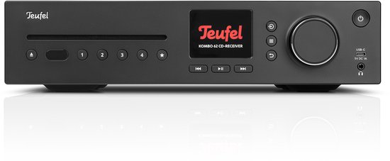 Foto: Teufel kombo 62 mk2 cd receiver nachtzwart