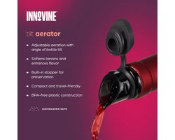Innovine™ Wijnbeluchter - Tilt Aerator in Graphite