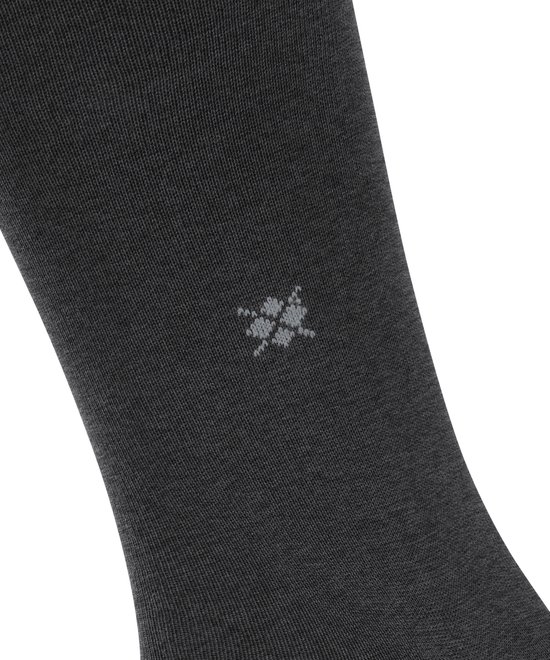 Chaussettes hautes homme Burlington Dublin - gris (anthracite mel.) - Taille : 40-46