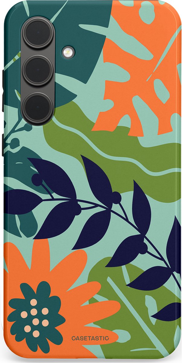 Casetastic Hoesje Geschikt voor Samsung S24 Plus - Stijlvolle Beschermende Duo-layer Case - Wildbloei