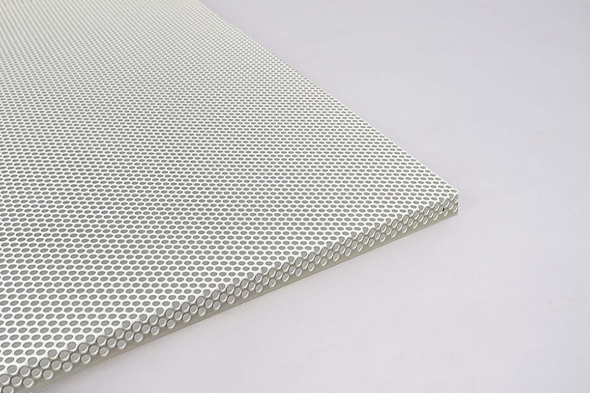 Ventilatierooster plafondplaat wit inleg 600x600mm RAL 9016 (50%)