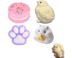 foto van FidgeFidget toys-4 Stressverlichtende en sensorische friemelspeeltjes - Feestzakjesvullers voor kinderen en volwassenen