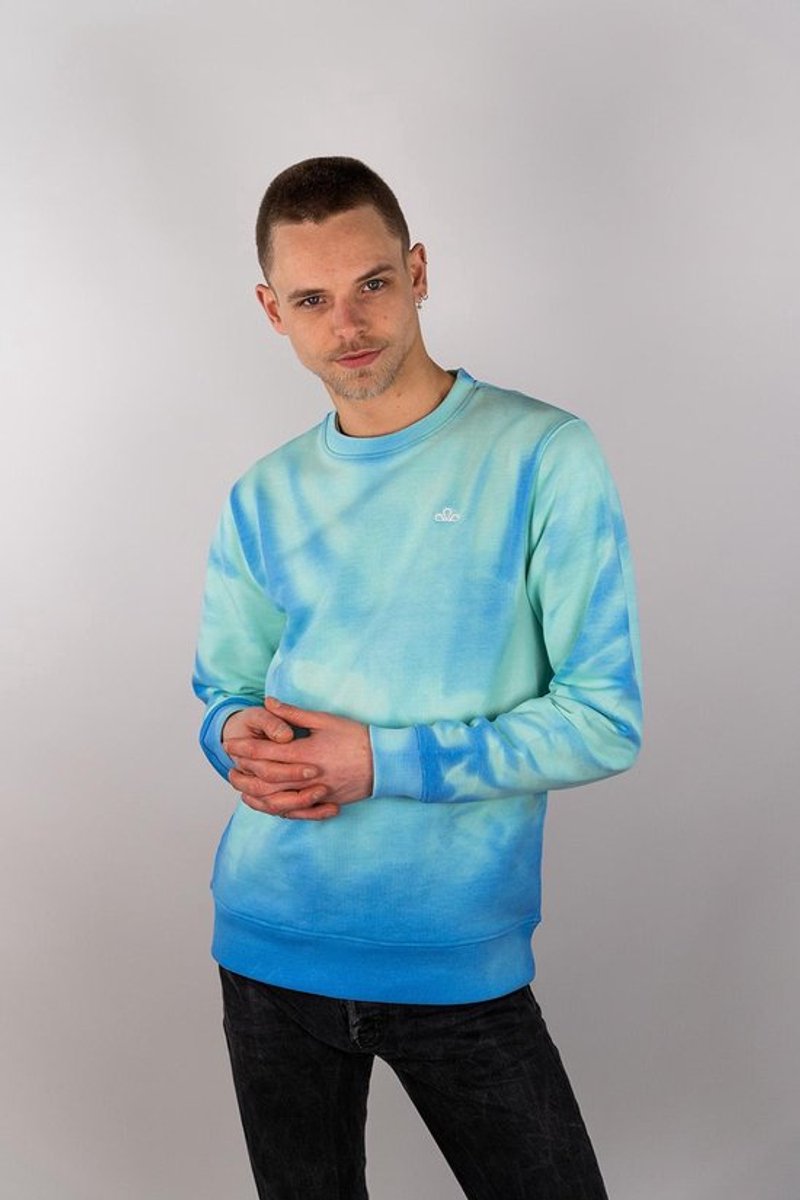 SEA'SONS - Kleurveranderend - Sweater - Blue-Mint - Maat 152 (SEASONS - Kleur veranderend)
