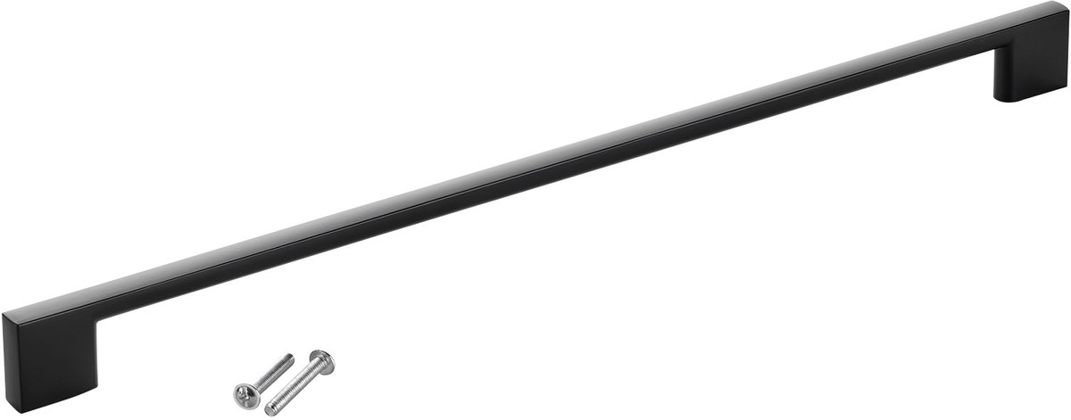 SOTECH meubelgreep BLACKLINE XII BA 320 mm mat zwart aluminium (lengte 350 mm, breedte 9 mm, hoogte 28 mm) beugelgreep keukengreep