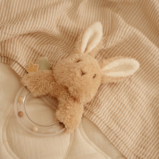 Little Dutch Ringrammelaar Baby Bunny Newborn Naturals van Little Dutch — afbeelding 4