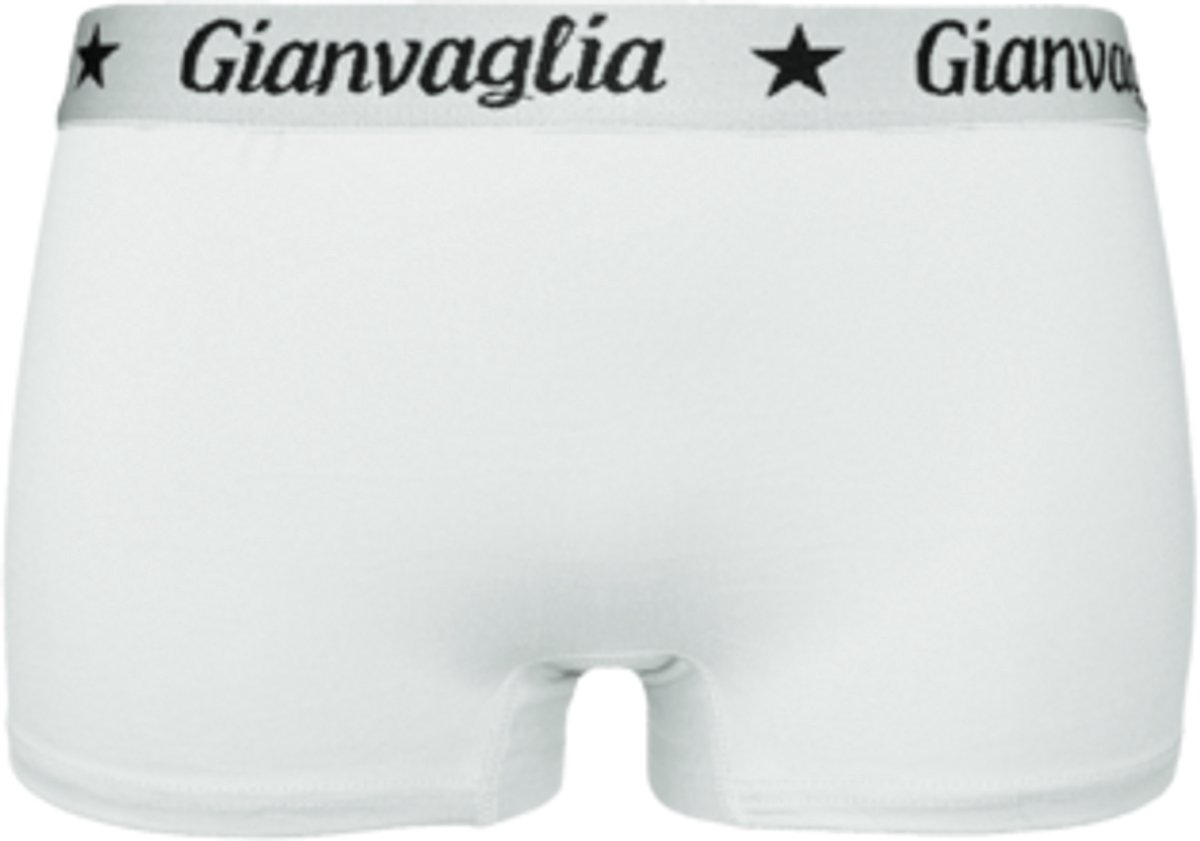 Gianvaglia 8037 Dames Boxershorts – Set van 3 - Korte Pijp - Wit - XL