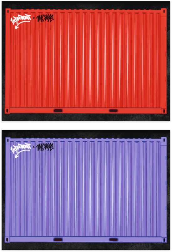 Container Stickers Mix - 50 stuks | bol