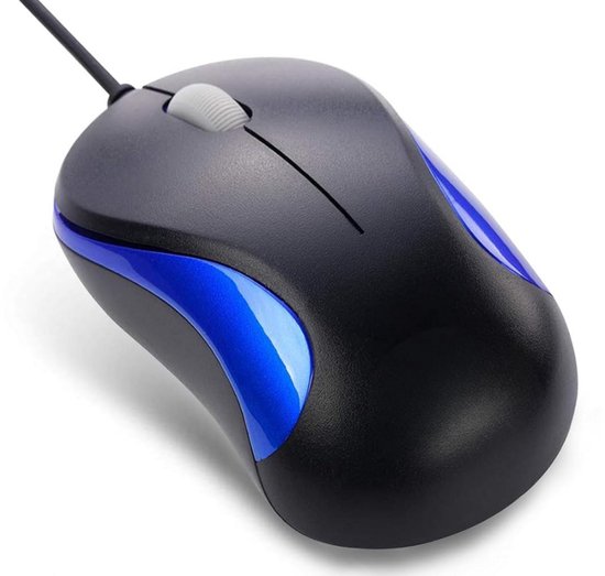 Lexium Computermuis met Draad - Computer Muis met Draad - Muis met Draad voor Laptop of PC