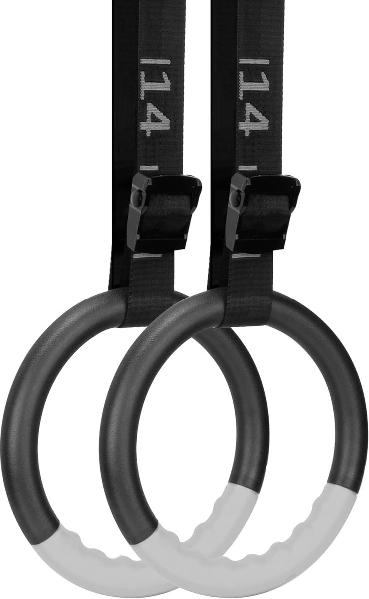 Ibenzoa® Duurzame Fitnessringen van Rubber met Verstelbare Karabijnhaak Slangen - Voor Krachttraining en Flexibiliteit
