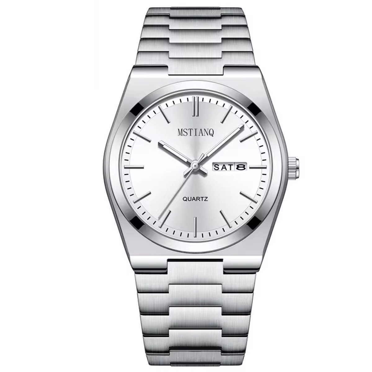Selevie Herenhorloge Quartz Classic - Zilver met zilverkleurige wijzerplaat - luxe en comfort