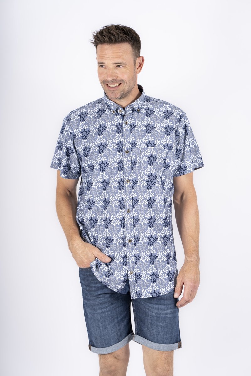 Pre-End Julius overhemd blue maat 5XL