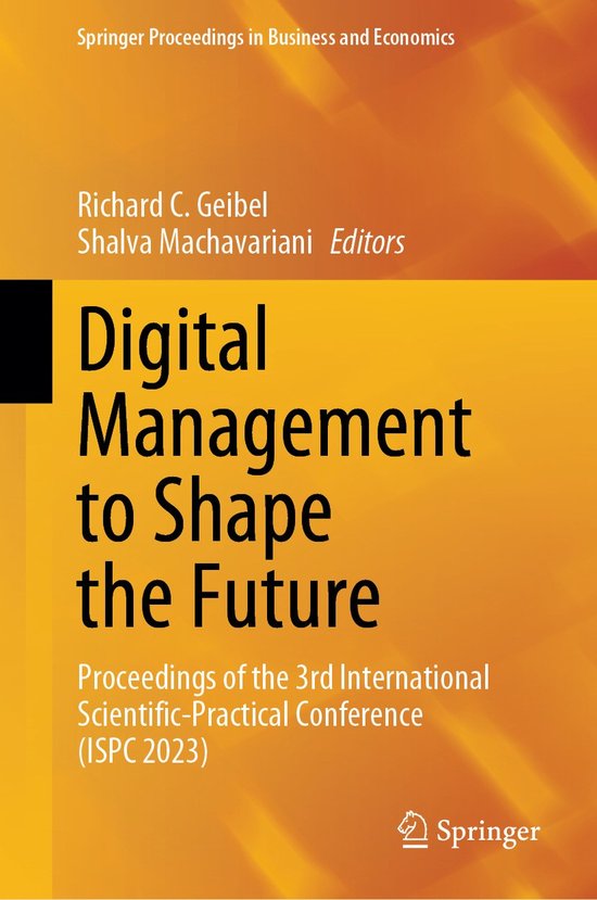 Springer Proceedings in Business and Economics- Digital Mana ... - cover