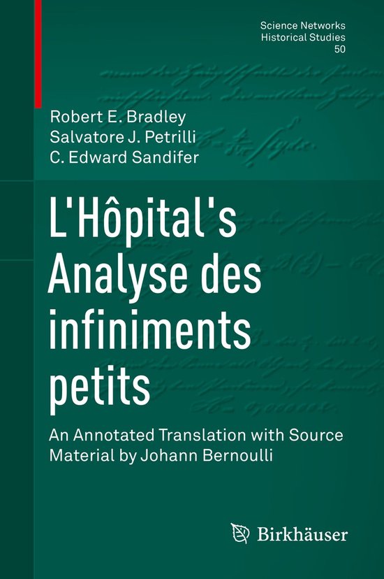 L Hopital s Analyse des infiniments petits