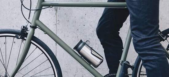 Geïsoleerde Reistumbler - Kaki Fles voor Koud en Warm Dranken — afbeelding 2