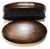 Rithim® Baardborstel van natuurlijk zwijnenhaar & kersenhout - Baardverzorging & styling - Voor na gebruik van baardolie en/of baardbalsem - Beard Brush