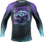 PRiDEorDiE Rash Guard Violent Reality Long Sleeves Black - M