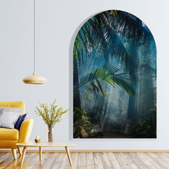Papier peint intissé pré-encollé fresques géantes - ARCHE JUNGLE MYSTÉRIEUSE - 90x60cm