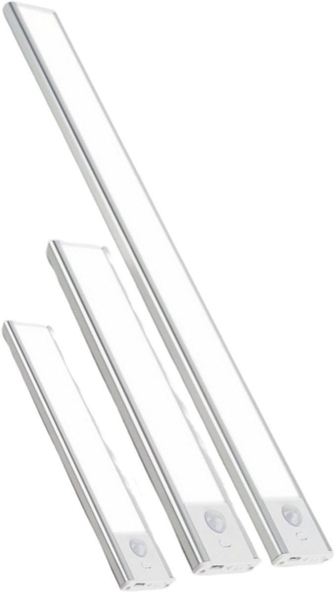 S4D® - Slimme LED Lamp - Bewegingssensor Lamp - Nachtlampje Kinderen - Dimbaar en Draadloos - Warm, Natuurlijk en Wit Licht - Multifunctioneel - 20 CM Aluminium