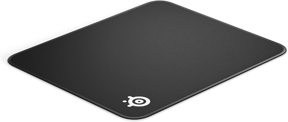 Gaming Muismat Medium met Gestikte Rand - Duurzaam en Geoptimaliseerd voor Gaming Sensoren - Zwart