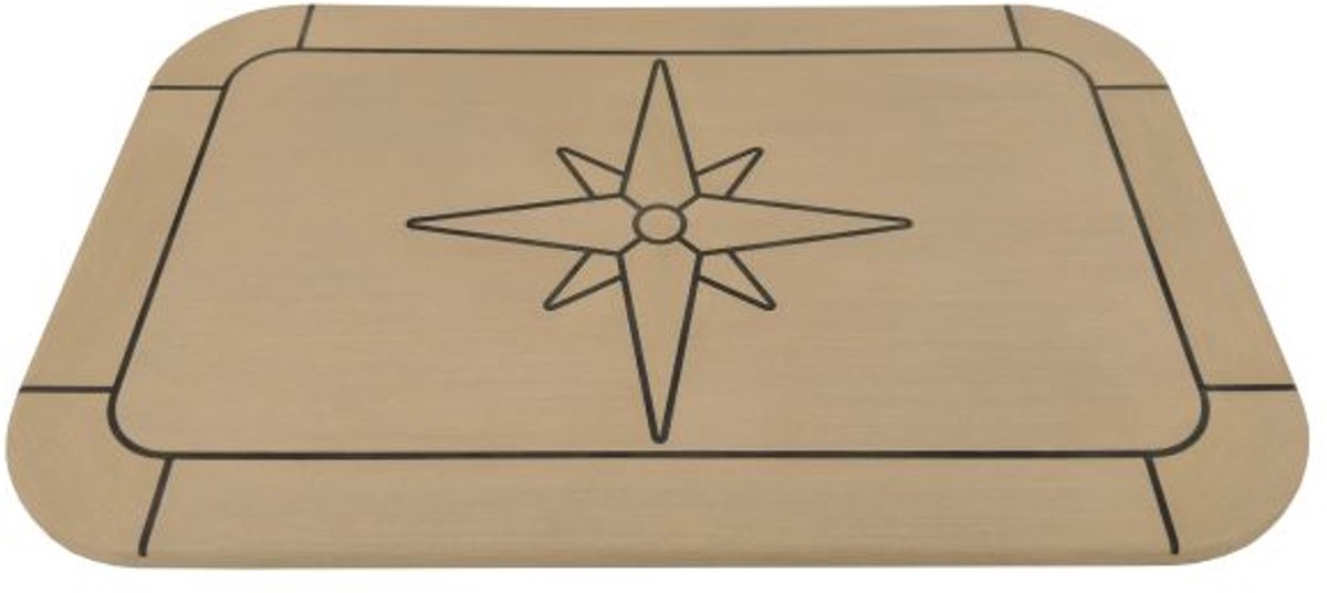 EUDE EcoTeak Tafelblad Classic Soft 37x60cm
