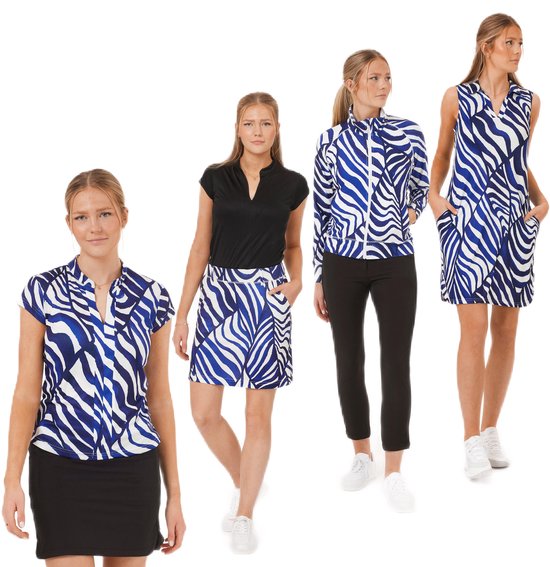 Func Factory dames Top Sky blue zebra maat 40 van Func Factory — afbeelding 5