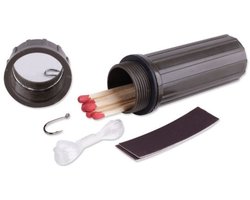 Fox Outdoor - waterdichte hiking box, rond, legergroen