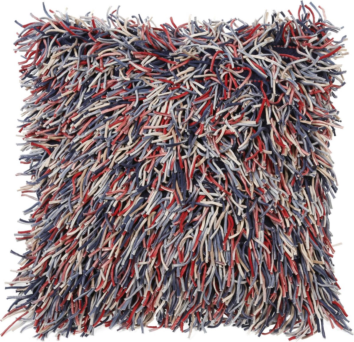 Dutch Decor BUYS - Kussenhoes donkerblauw 45x45 cm - met rits