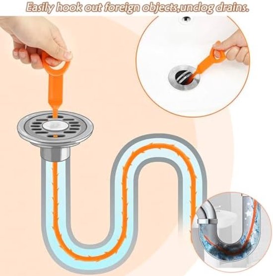Hoge drukpijp plunger afvoerreiniger riool gootstenen wastafel pijpleiding verstopte remover baggergereedschap for badkamer keuken zhengzilu - Wc