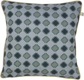 Dutch Decor RUBEN - Sierkussen smaragd multi 45x45 cm - groen