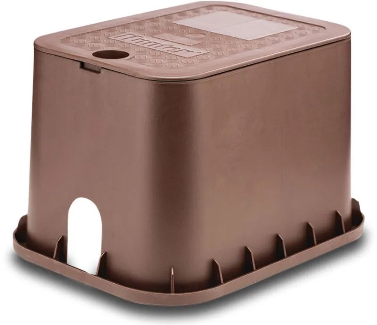 Hunter Hydrantput rechthoekig bruin type MB-0811