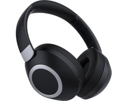 StayPowered Draadloze Hoofdtelefoon - 50 Uur Playtime Voor Onbeperkt Luisterplezier - Diepe Bassen - Opvouwbaar Ontwerp - Bluetooth 5.3 - Ingebouwde Microfoon - Ergonomische Pasvorm - Zwart/Grijs - Levering Sneller Dan Aangegeven!