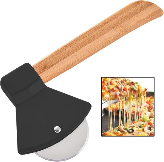Snijtool Rond Multifunctionele Pizzasnijder met Beschermkap - RVS Snijtool voor Pizza ...