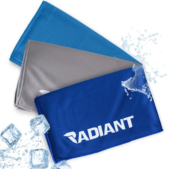 Lot De 4 Serviettes De Sport Rafraîchissantes 100x30 Cm - Absorption Rapide, Séchage Rapide - Pour Fitness, Camping, Randonnée - 8