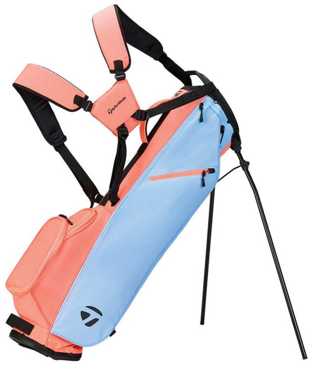 TaylorMade Flextech Carry Standbag 2025 - Blauw Oranje
