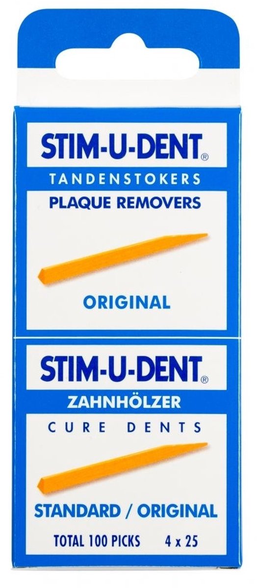 Bol.com 3x Stim-U-Dent Tandenstokers Original 100 stuks aanbieding