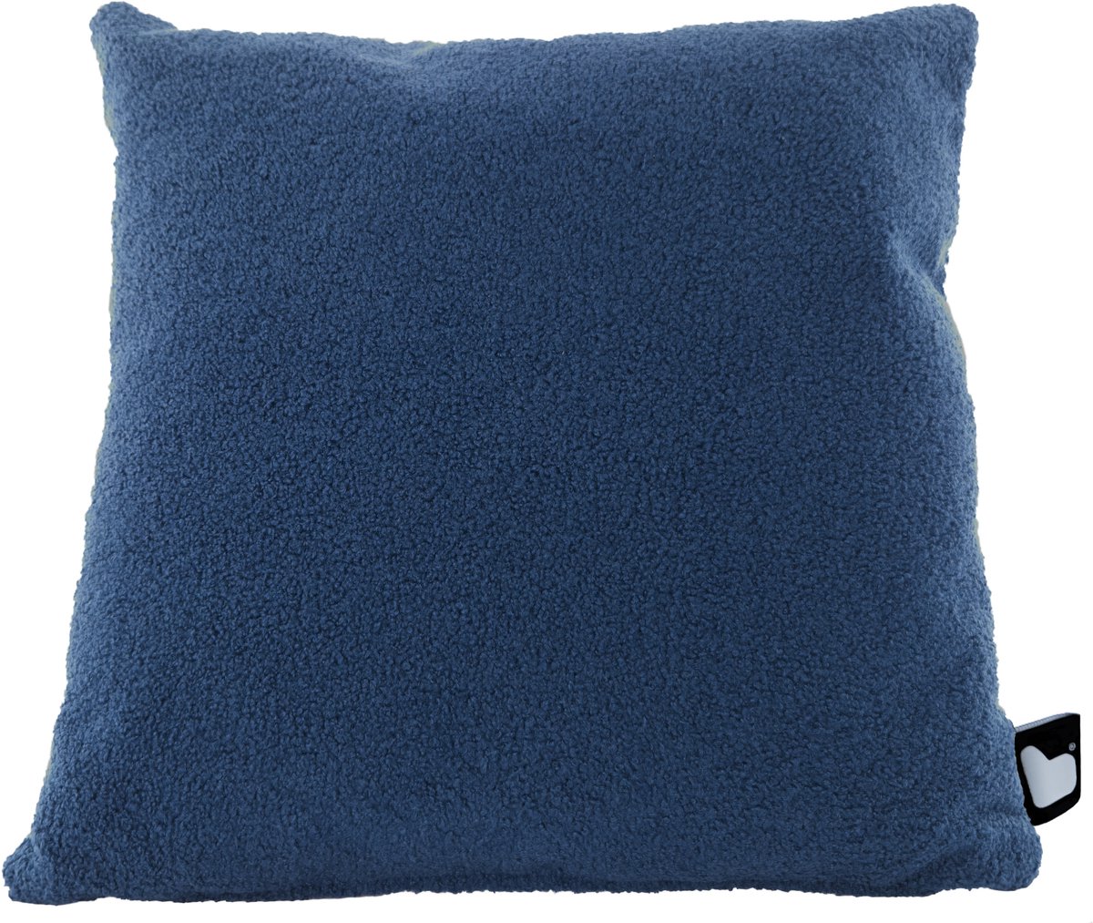Extreme Lounging - b-cushion teddy - lounge- en sierkussen - voor binnen - zachte teddy stof - 43x43cm - Navy