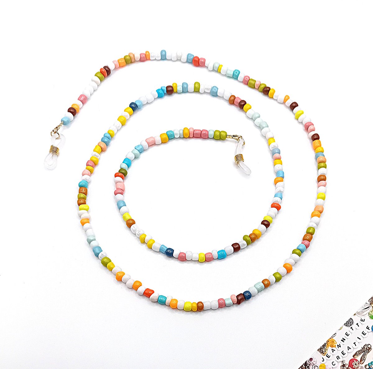 Jeannette-Creatief® - Beach - Zonnebrilkoord Tropical - Zonnebrilkoord - Brillenkoord