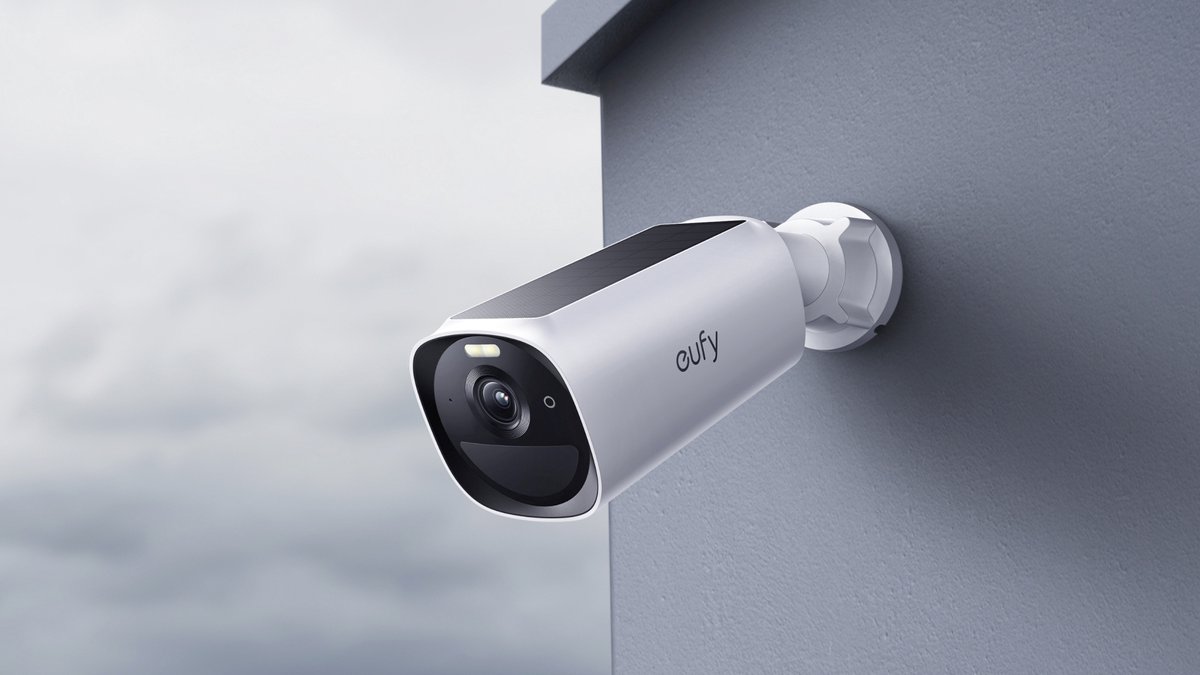 Afbeelding 3 van eufy E40 Add-on Camera -draadloze outdoor beveiligingscamera- 2K met ingebouwd zonnepaneel, MaxColor nachtzicht, gezichtsherkenning met AI, uitbreidbare lokale opslag, geen maandelijkse kosten