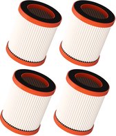 Elekiatech Steelstofzuiger HEPA Filter Accessoires - Set van 4 - alleen geschikt voor Elekiatech modellen XL-618A, XL-618Pro, SPXL01, SPXL02-1A