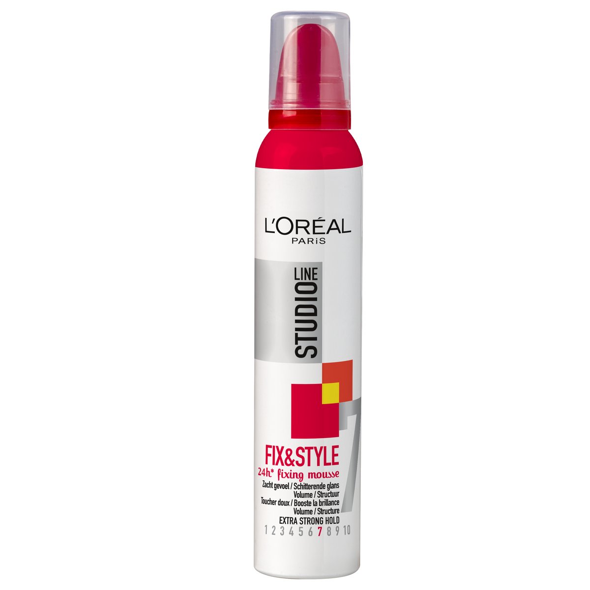 L'Oréal Paris Studio Line Fix&Style Haarmousse - Volume & Structuur - Voor een Zacht gevoel - 200ML