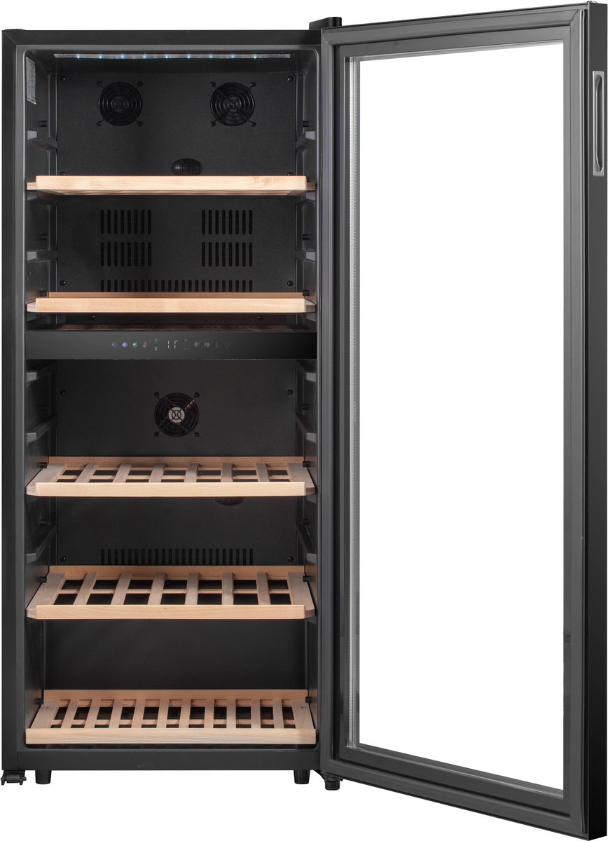 Caviss C291CBEG Vrijstaande Wijnkoelkast 2 Temperatuurzones - afbeelding 3